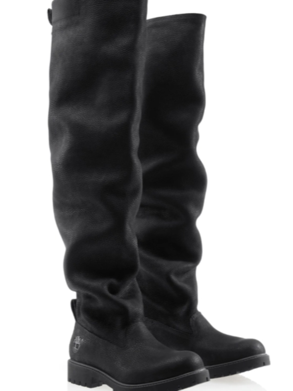 Telfar x Timberland Tall Pull-On Boots, Black, Women’s 8 / Men’s 6